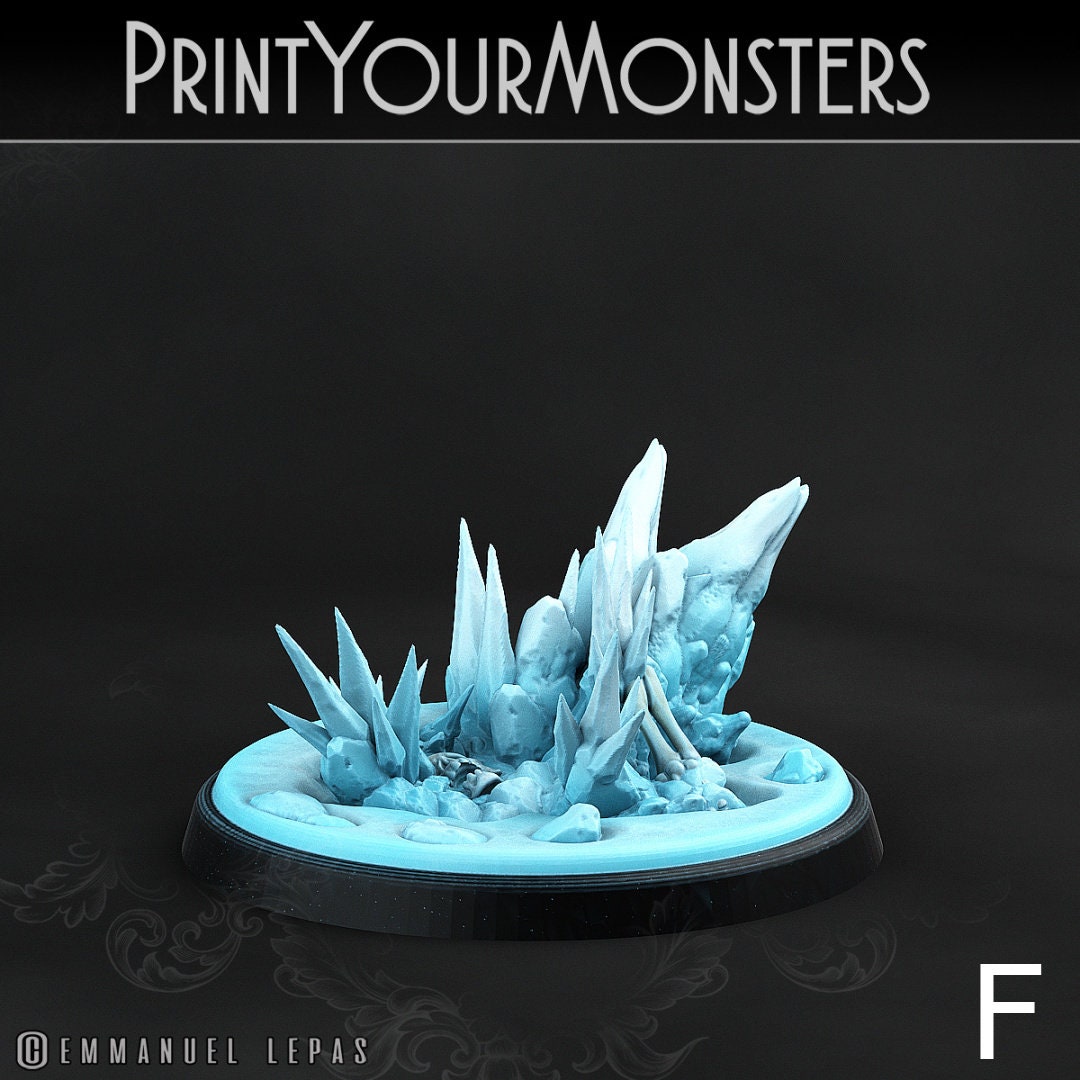 Hoarfrost Ice Skeletons - Print Your Monsters