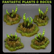 Mystic Tentacle Plants Scatter Terrain - Fantastic Plants and Rocks
