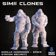 Gorilla Humanoid Clone Simii - Print Minis