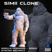 Gorilla Humanoid Clone Simii - Print Minis