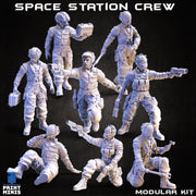 Modular Space Station Crew - Print Minis