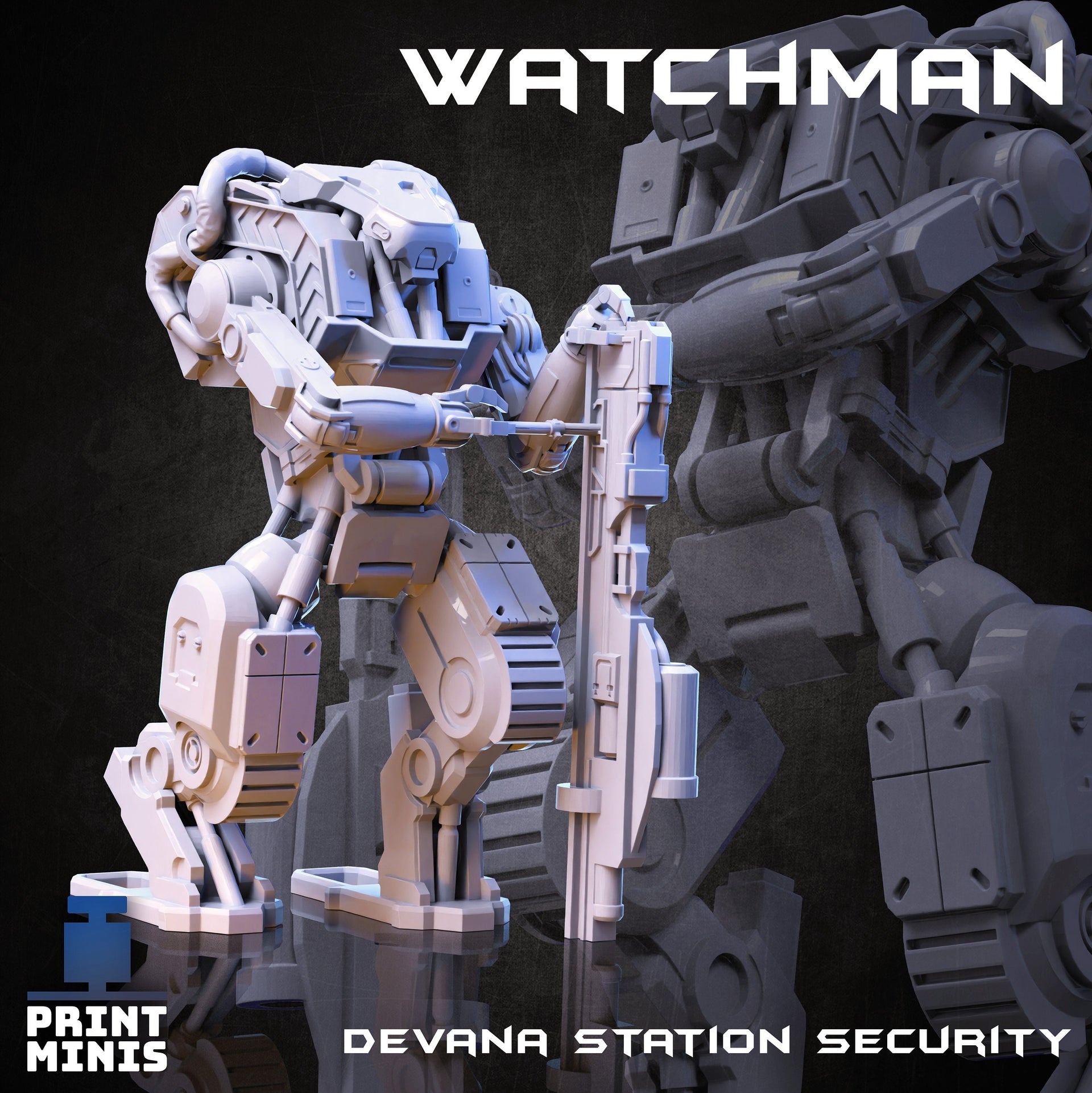 Watchman Robot - Print Minis