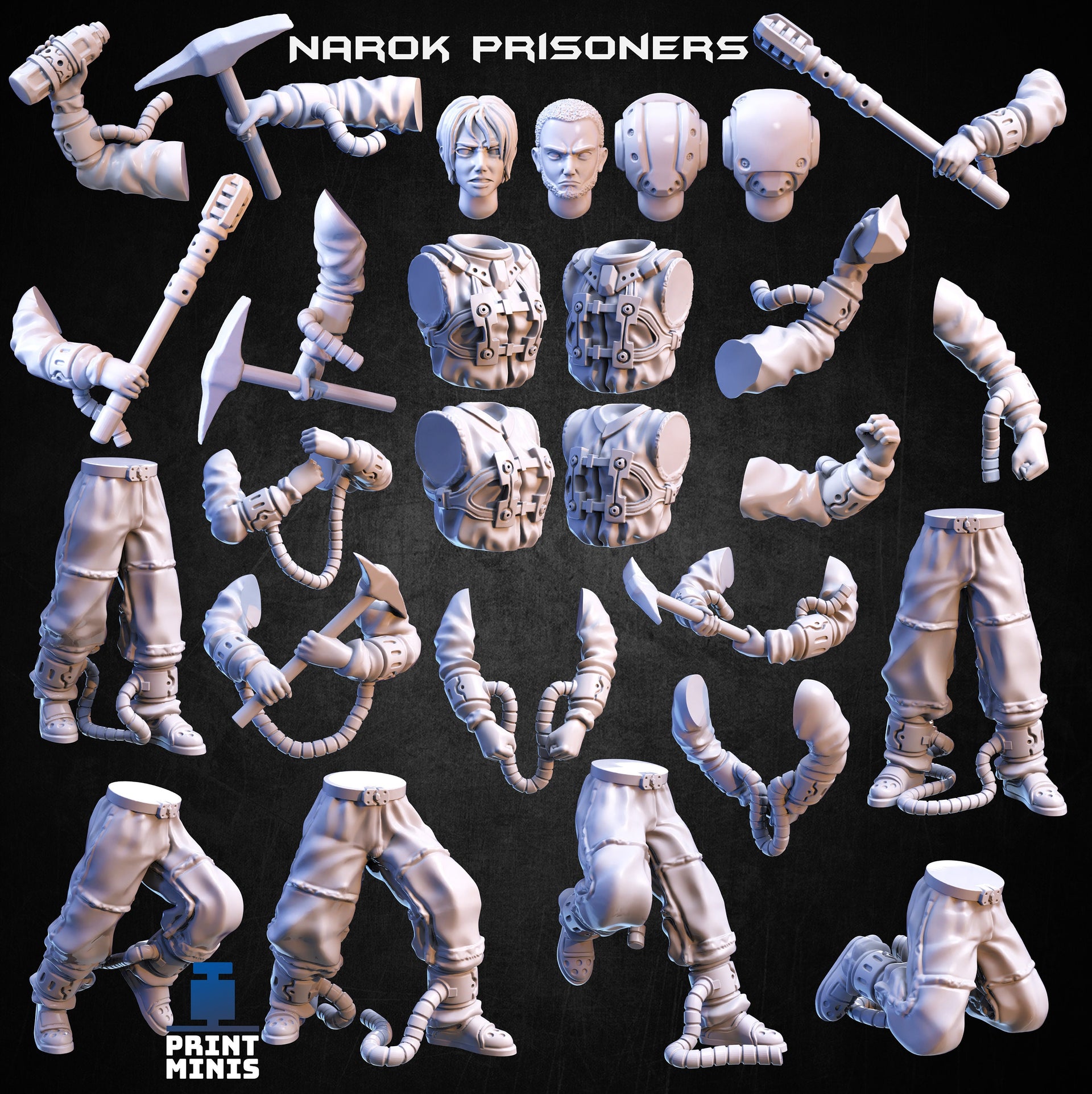 Narok Modular Prisoners - Print Minis