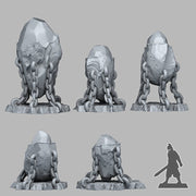 The Dark Crystals Scatter Terrain - Fantastic Plants and Rocks