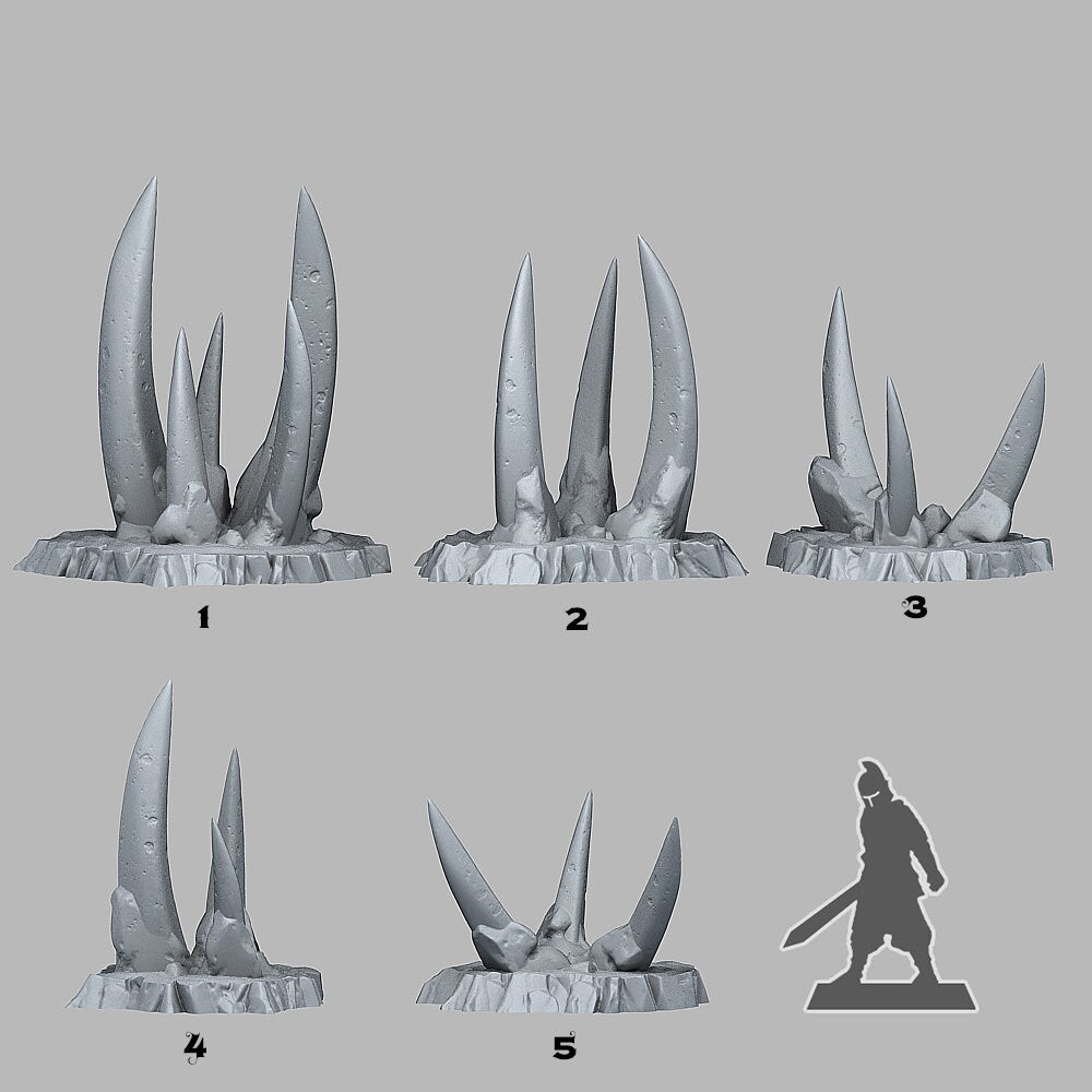 Desert Orc Stones Scatter Terrain - Fantastic Plants and Rocks