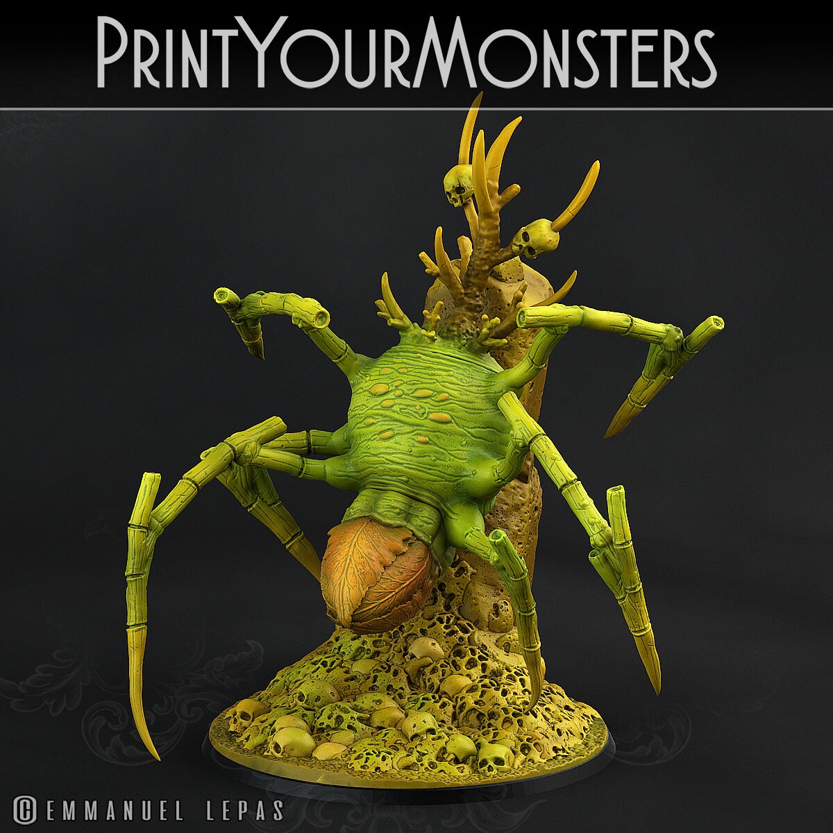 Leaftongue Tarantulas - Print Your Monsters