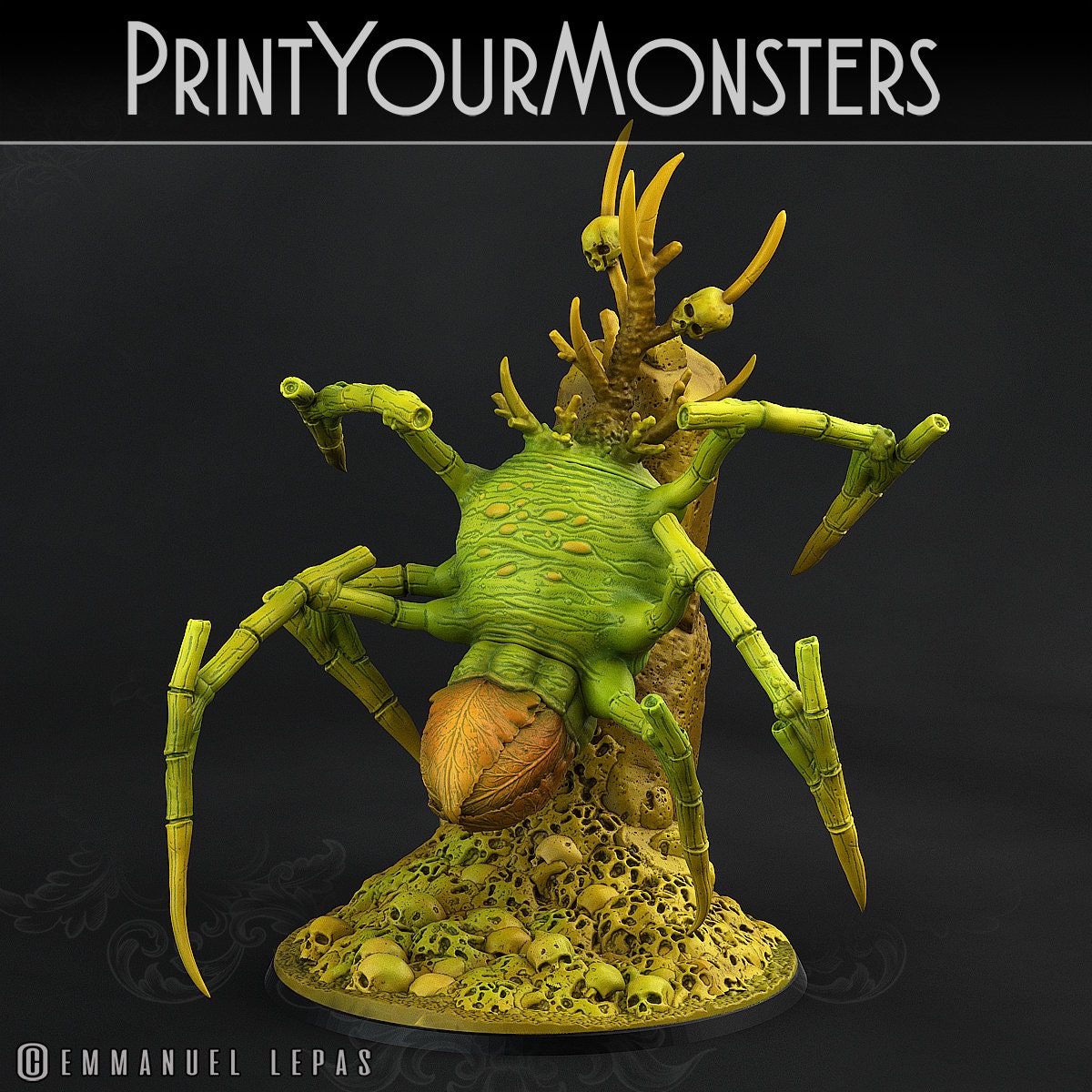 Leaftongue Tarantulas - Print Your Monsters