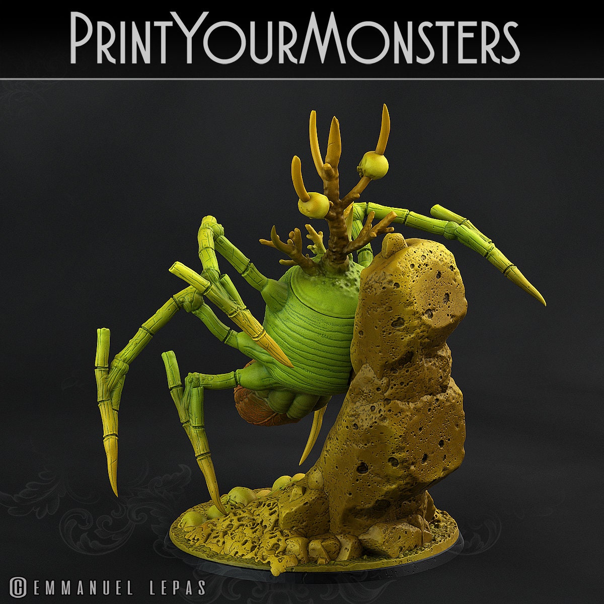 Leaftongue Tarantulas - Print Your Monsters