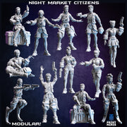 Modular Night Market Citizens - Print Minis
