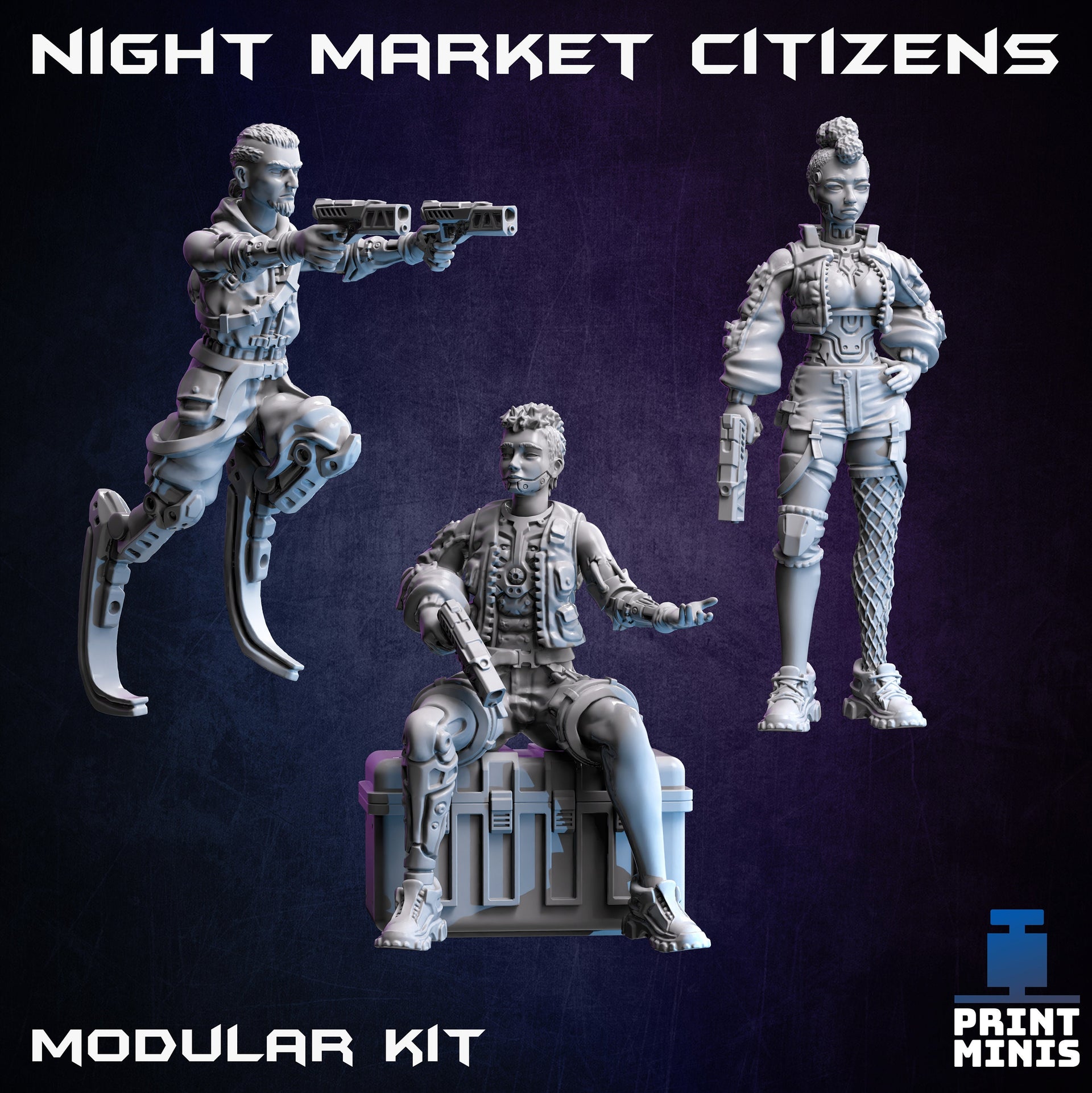 Modular Night Market Citizens - Print Minis