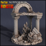Darkwater Ruined Temple - Print Your Monsters