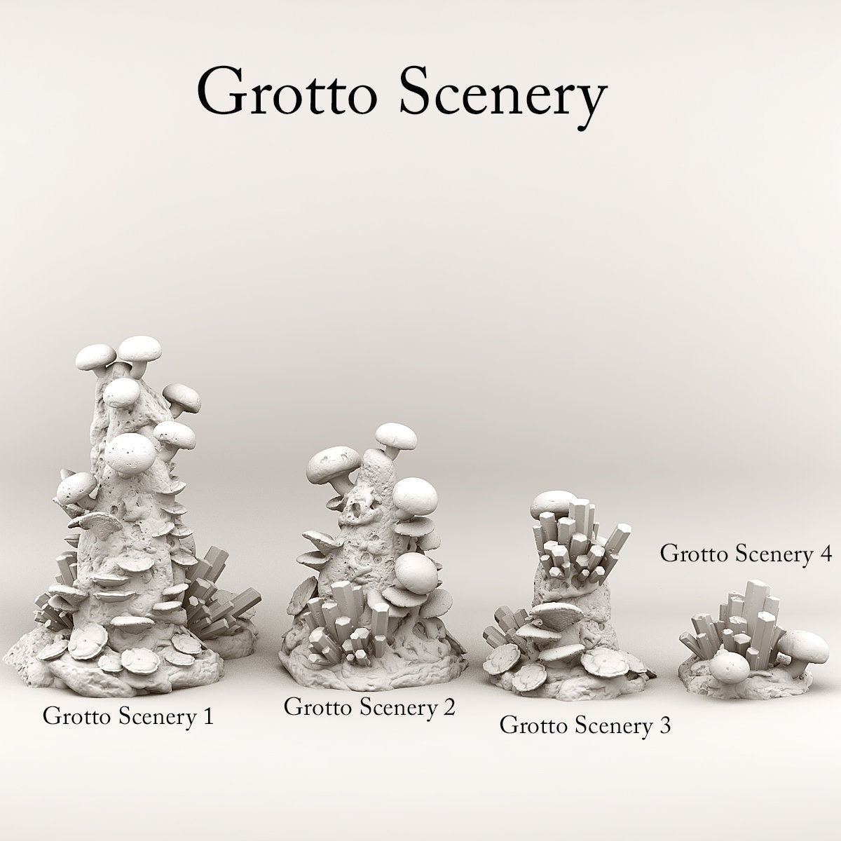Fungus Grotto Scenary - Print Your Monsters