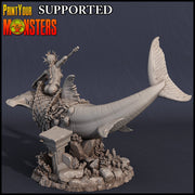 Hammerhead Shark Rider - Print Your Monsters