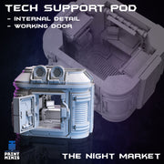 Tech Pod Modular Terrain - Print Minis
