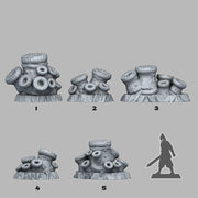 Cannon Coral Scatter Terrain - Fantastic Plants and Rocks