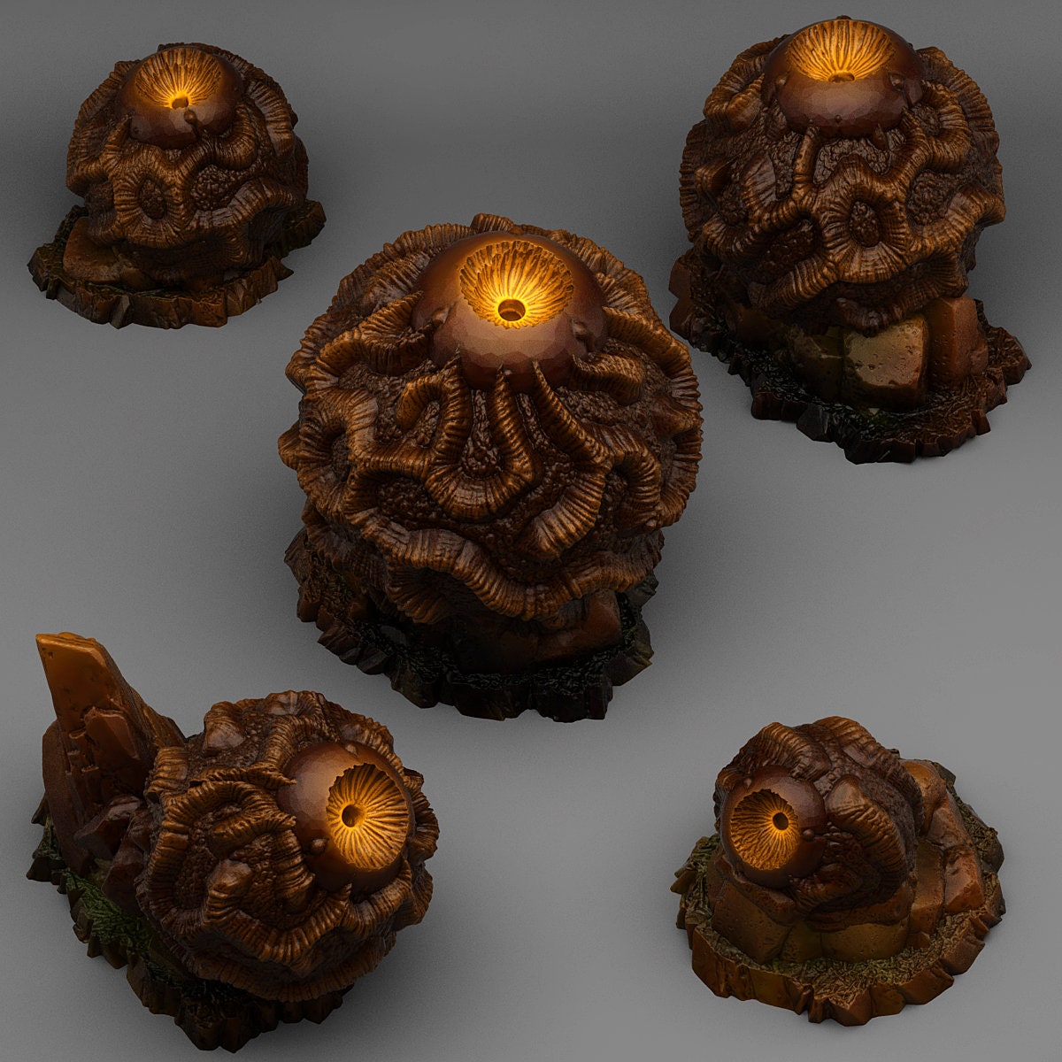 Dark Observer Stones Scatter Terrain - Fantastic Plants and Rocks