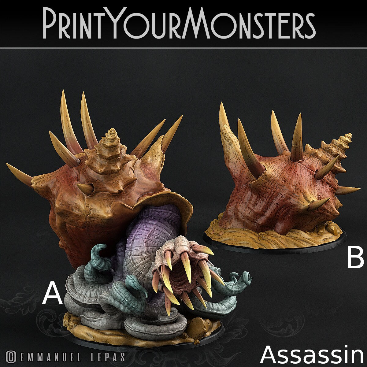 Assassin Octopus - Print Your Monsters