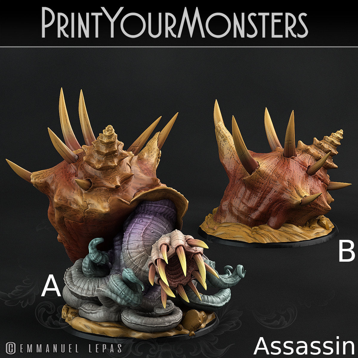 Assassin Octopus - Print Your Monsters