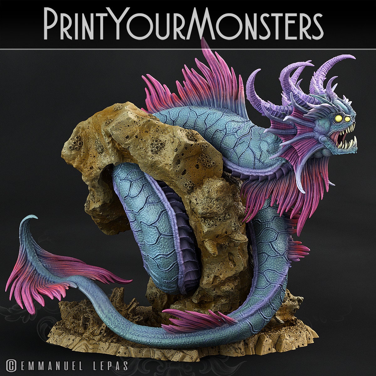 Death Jester Eel - Print Your Monsters