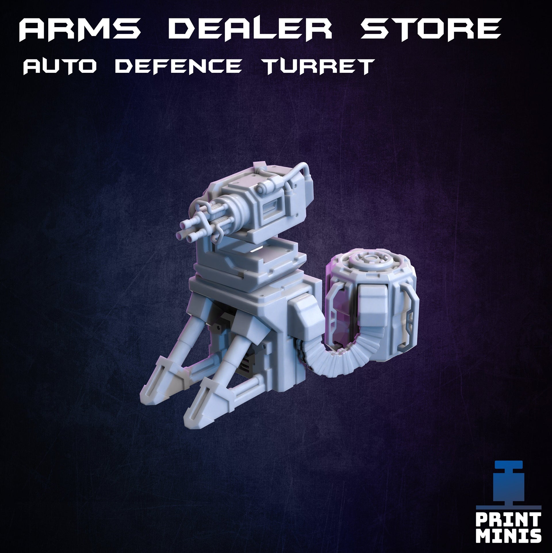 Arms Dealer Vendor Modular Terrain - Print Minis