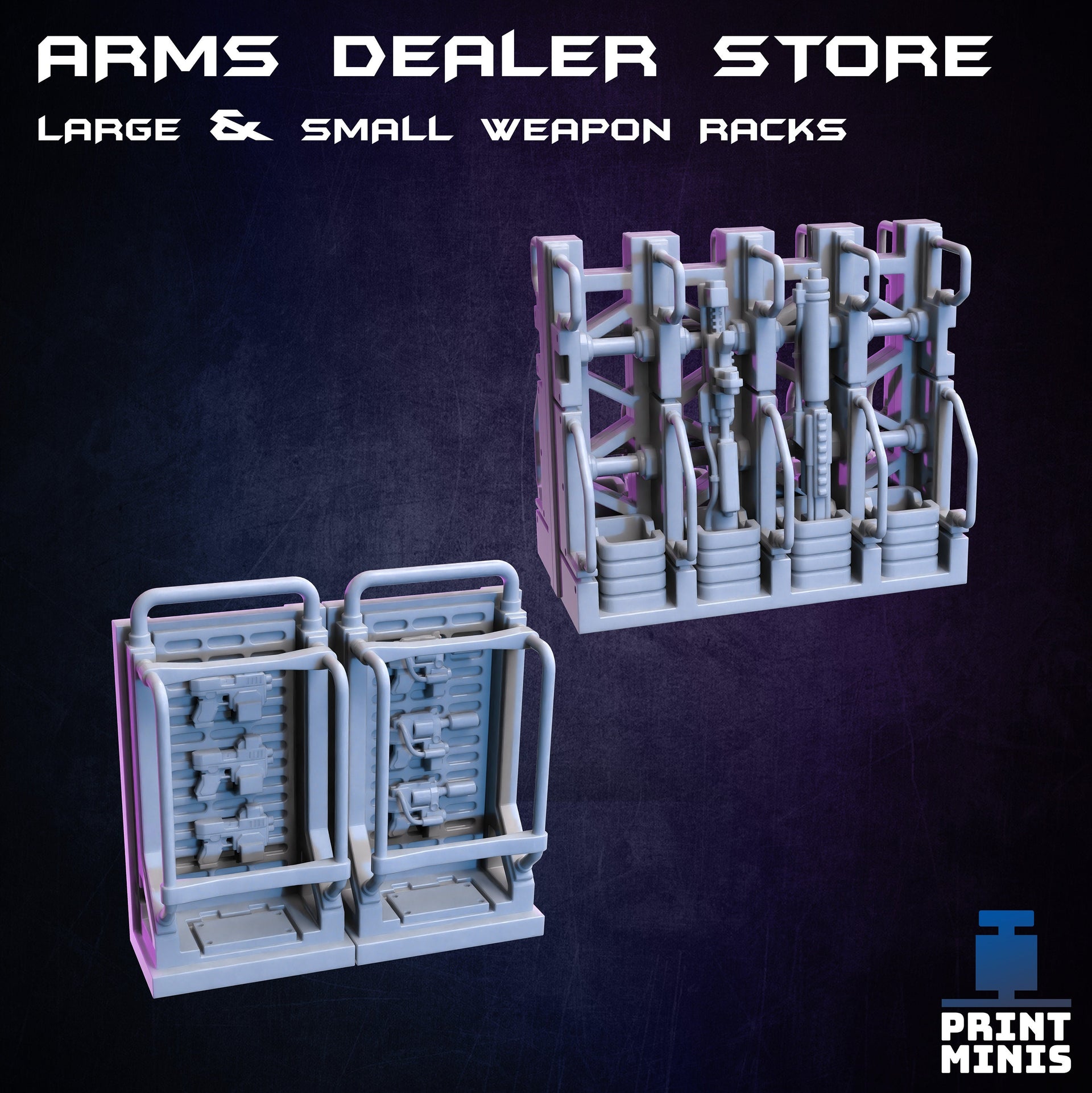 Arms Dealer Vendor Modular Terrain - Print Minis