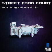 Street Food Court Modular Terrain - Print Minis