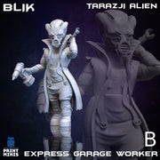 Tarazji Aliens, Express Garage Worker - Print Minis