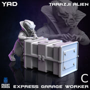 Tarazji Aliens, Express Garage Worker - Print Minis