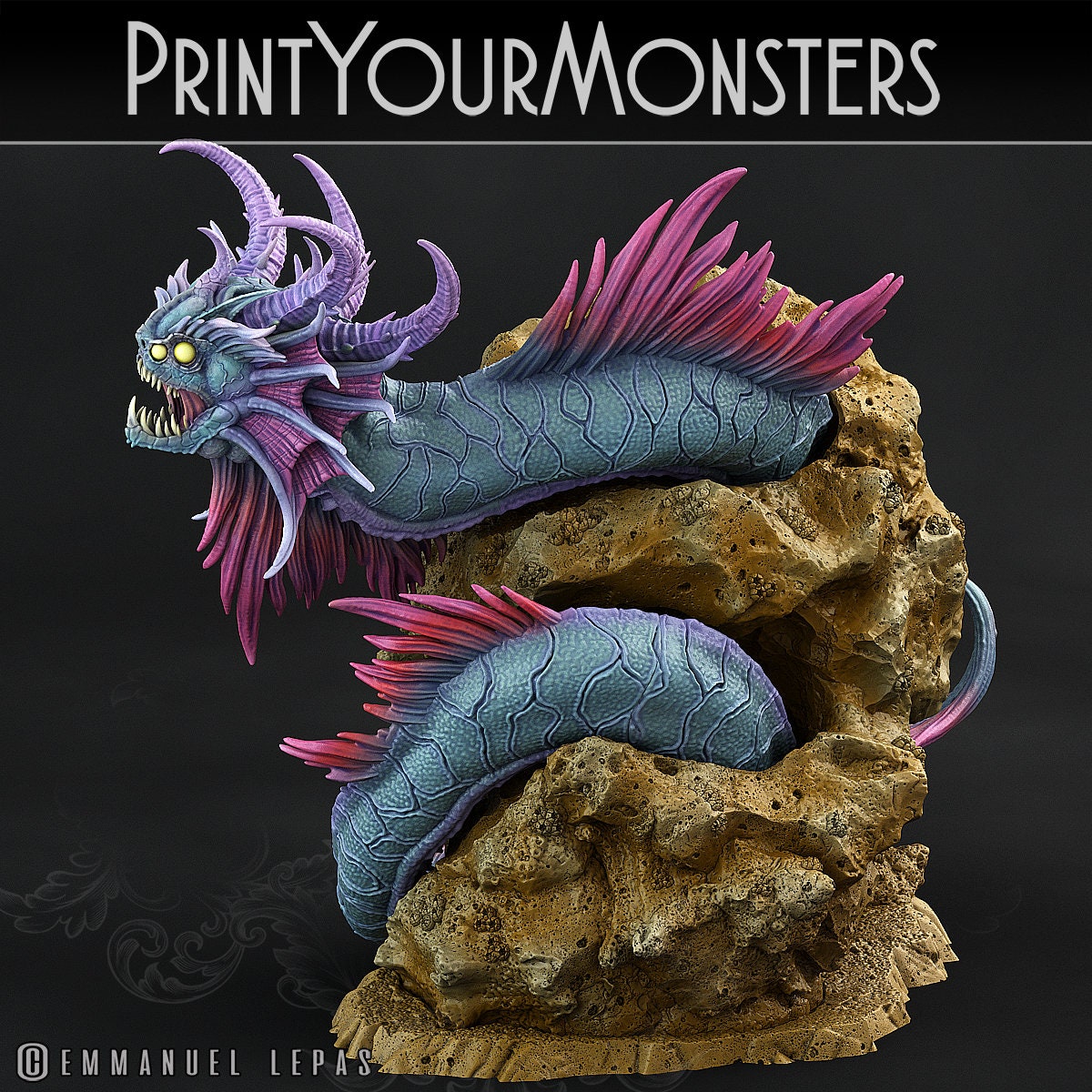 Death Jester Eel - Print Your Monsters