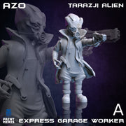 Tarazji Aliens, Express Garage Worker - Print Minis