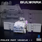 Bulwark Police Raid Vehicle - Print Minis