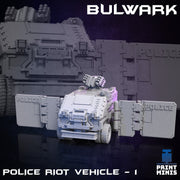 Bulwark Police Raid Vehicle - Print Minis