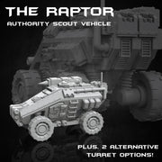 The Raptor, Authority Scout Vehicle - Print Minis