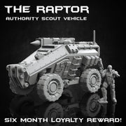 The Raptor, Authority Scout Vehicle - Print Minis