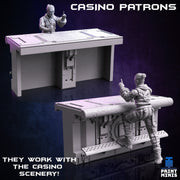 Modular Casino Patrons - Print Minis