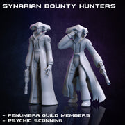 Synarian Bounty Hunters - Print Minis