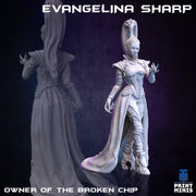 Evangelina Sharp, Owner of the Broken Chip - Print Minis