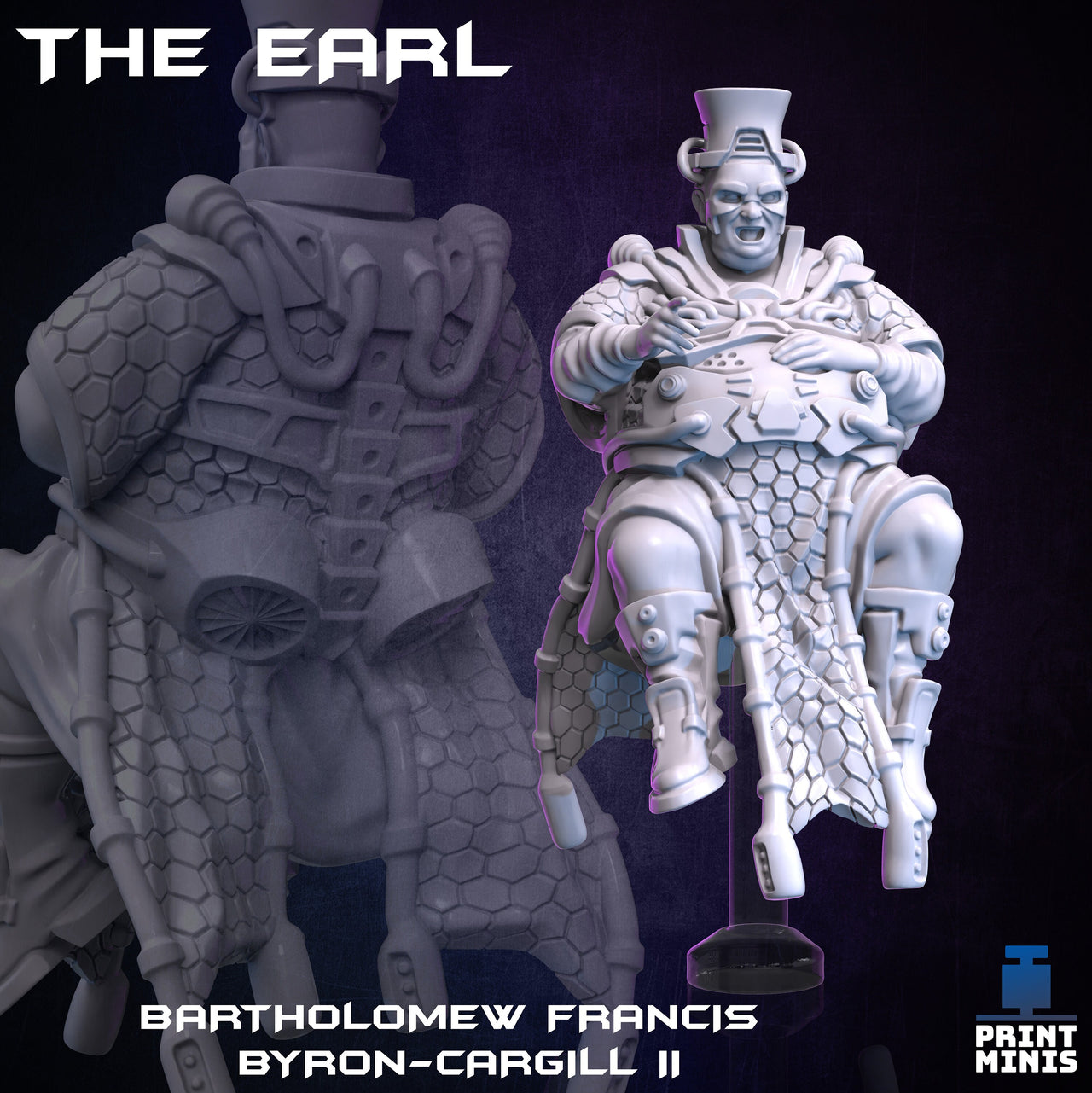 The Earl, Bartholomew Francis Byton-Cargill II - Print Minis