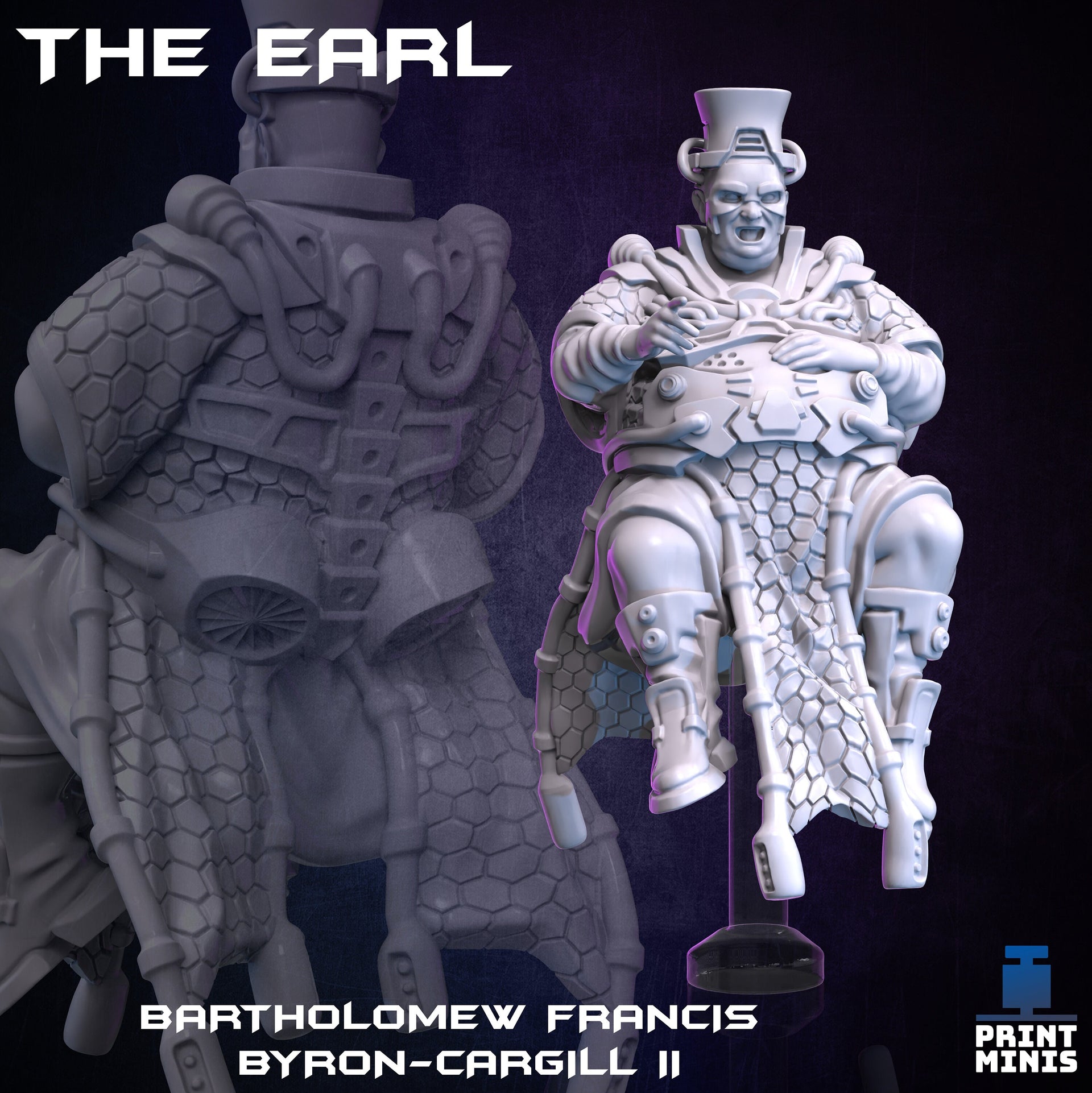 The Earl, Bartholomew Francis Byton-Cargill II - Print Minis