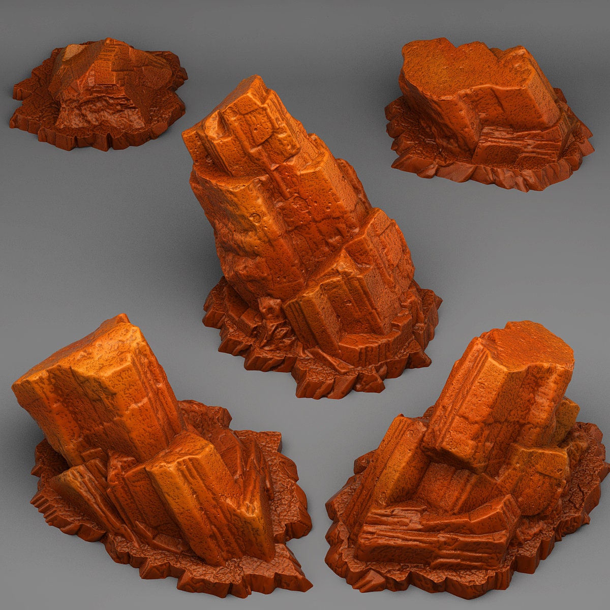 Martian Monolith Scatter Terrain - Fantastic Plants and Rocks