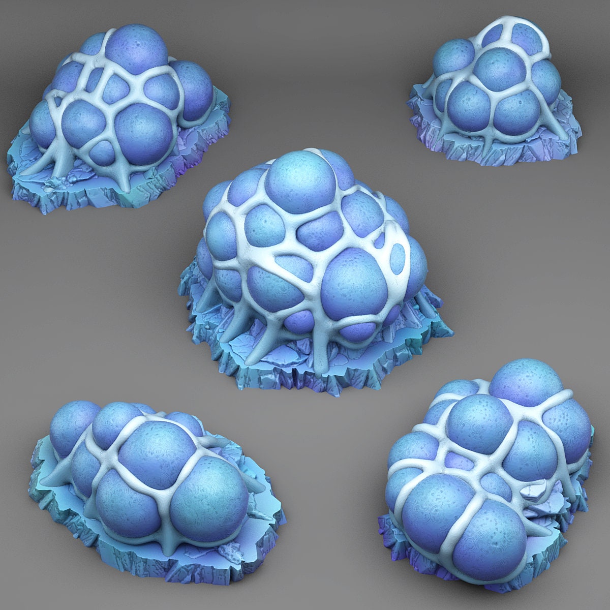 Ice Spider Eggs Scatter Terrain - Fantastic Plants and Rocks