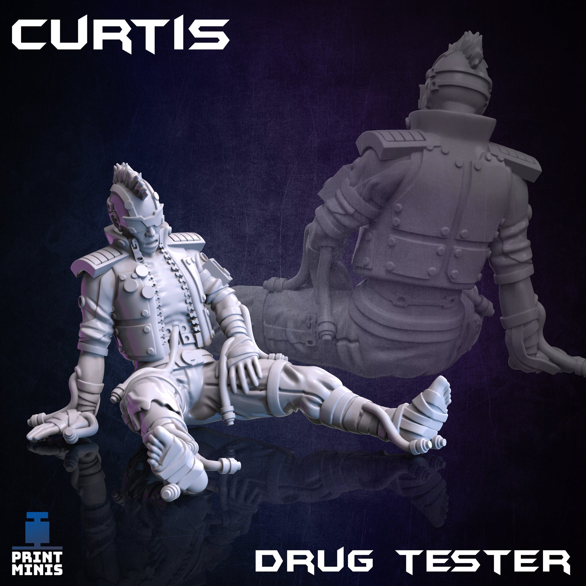 Curtis, Drug Tester - Print Minis