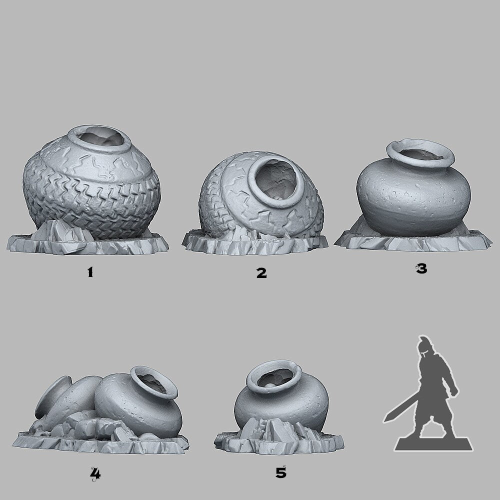 Witch Cauldron Scatter Terrain - Fantastic Plants and Rocks