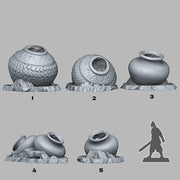 Witch Cauldron Scatter Terrain - Fantastic Plants and Rocks