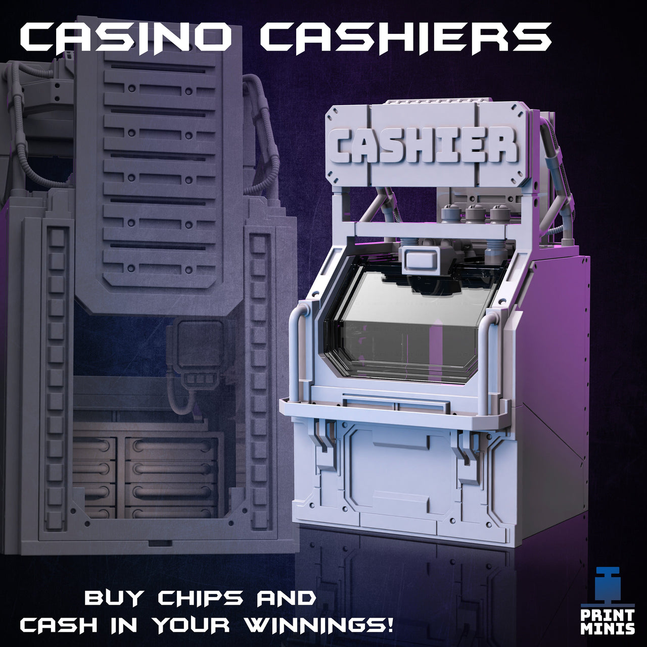 Casino Cashier Booth - Print Minis