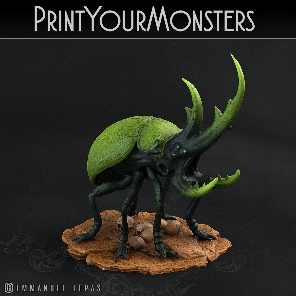 Giant Beetle - Print Your Monsters