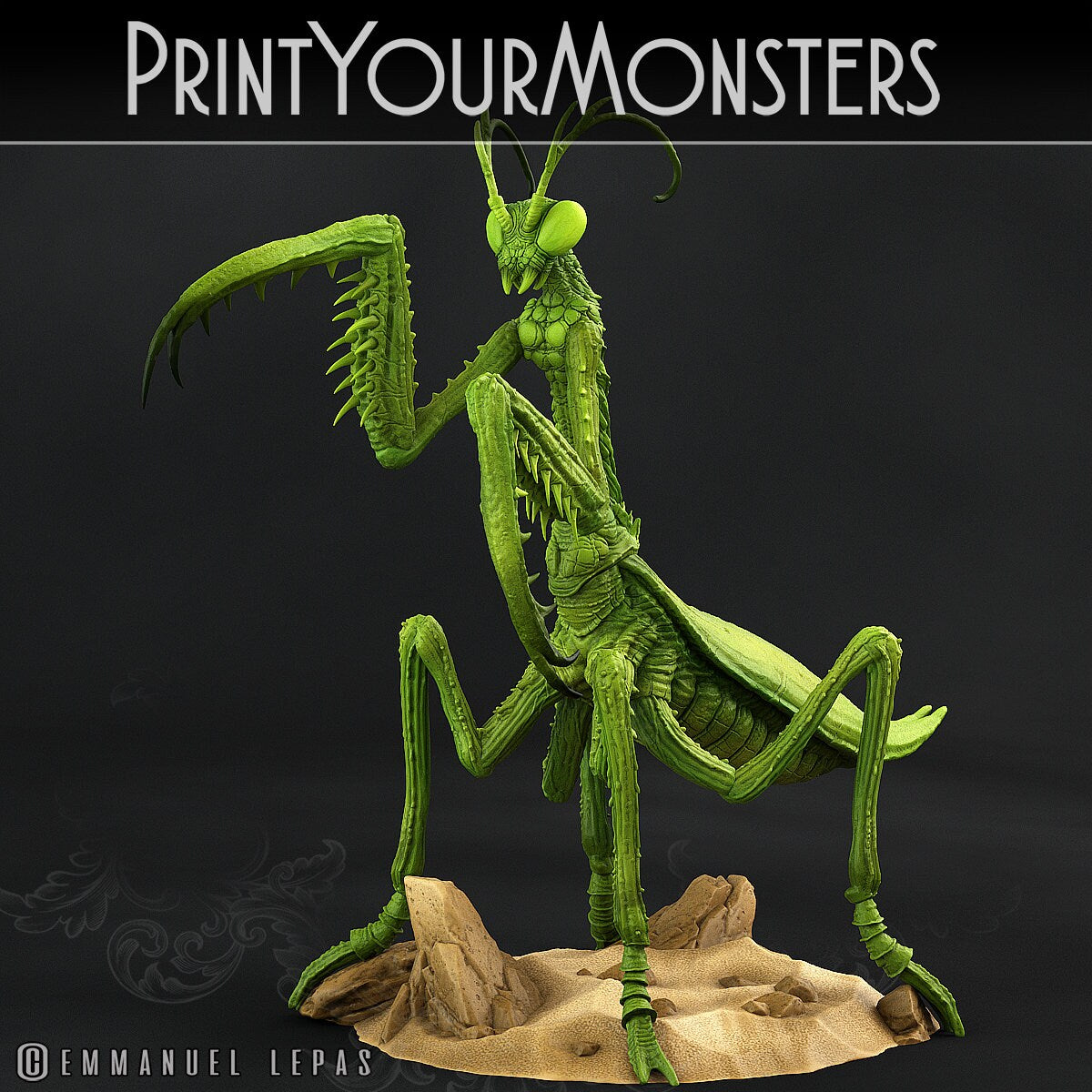 Giant Mantis - Print Your Monsters