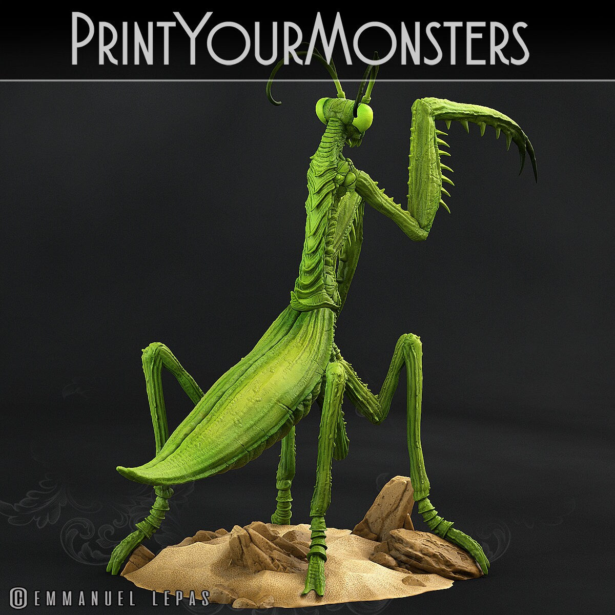 Giant Mantis - Print Your Monsters