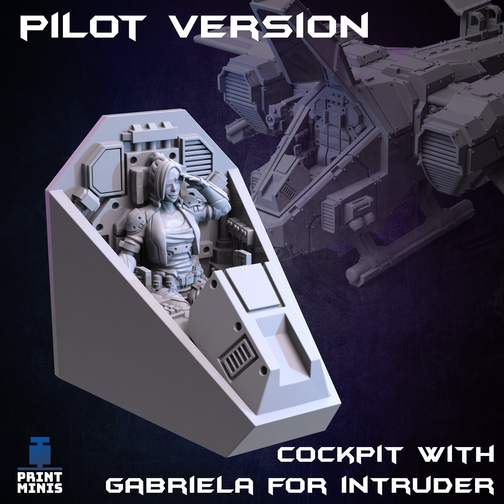 Intruder Gunship - Print Minis