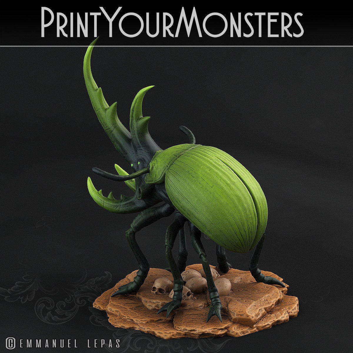 Giant Beetle - Print Your Monsters
